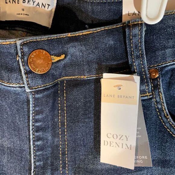 Lane Bryant Signature Fit Cozy Midrise Boot Cut Jeans, 16. NWT - Picture 5 of 15